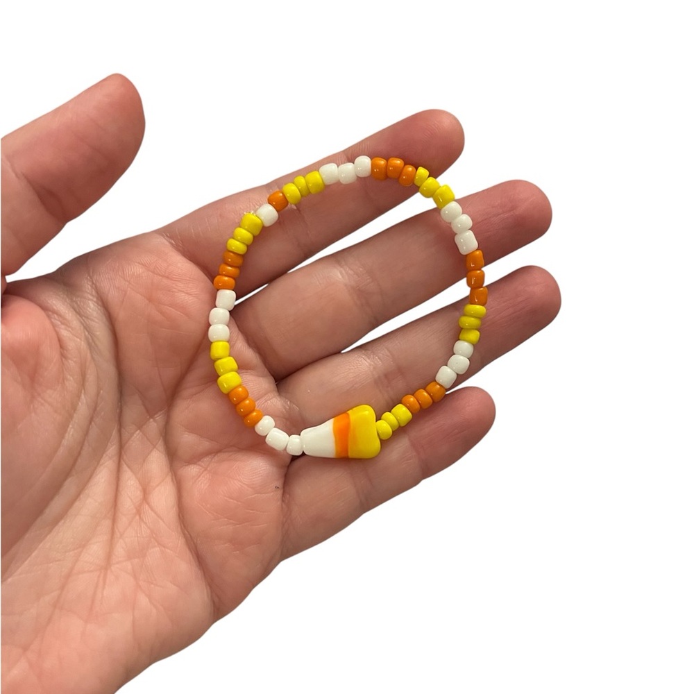 Candy Corn Beaded bracelet